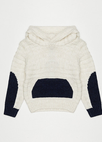 Молочный зимний костюм с брюками для мальчика цвет молочный цб-00220582 Muyoo