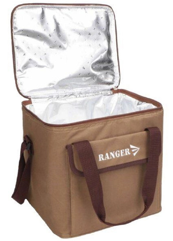 Термосумка сумка холодильник вместительная для кемпинга пикника туризма походов 20 л 35х24х30 см (475361-Prob) Коричневая Unbranded (266410627)