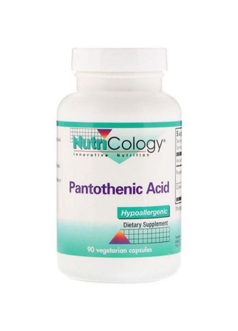 Pantothenic Acid 90 Veg Caps NutriCology (259450371)
