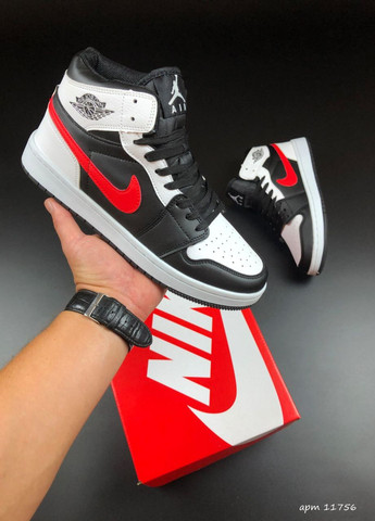 Черно-белые демисезонные кроссовки мужские, китай Nike Air Jordan