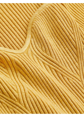 Желтый демисезонный женский свитер с расширенными рукавами (55728) xs жёлтый H&M