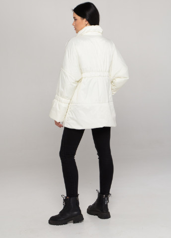Молочна демісезонна куртки весняні жіночі стильні SK
