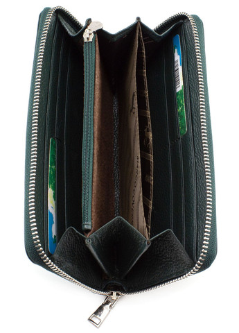 Современный кожаный кошелек из кожи MC-7002-7 (JZ6684) зелёный Marco Coverna (259752469)