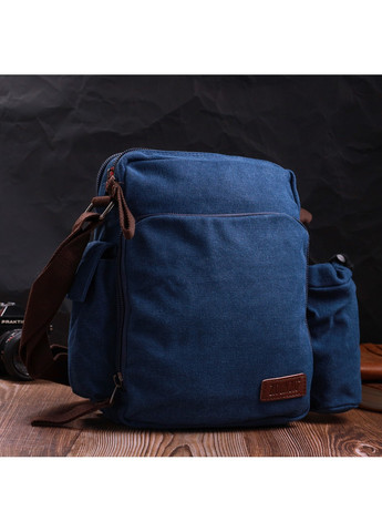 Мужская текстильная сумка с чехлом для воды 22211 Синий Vintage (267925347)