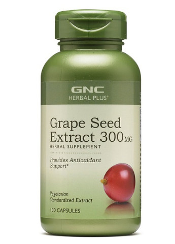Herbal Plus Grape Seed Extract 300 mg 100 Caps GNC (256721417)