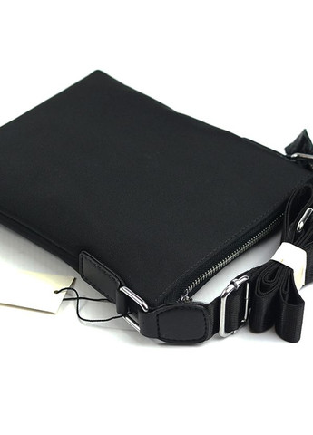 Черная маленькая мужская текстильная сумка органайзер через плечо, молодежная мини сумочка на молнии Montblanc (266493545)