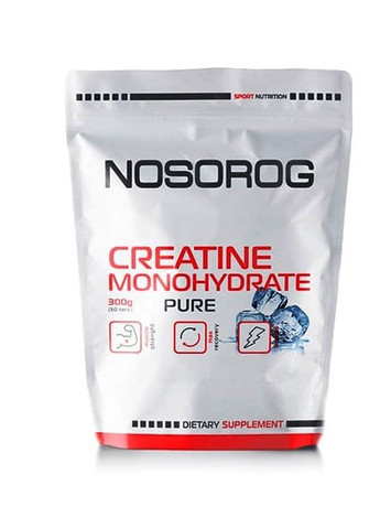 Creatine Monohydrate 300 g /60 servings/ Pure Nosorog Nutrition (258499612)