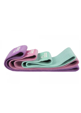 Резинки для фітнесу з тканини Hip Band набір 3 шт 13-37 кг M-HB-4503 Majestic Sport (258512601)