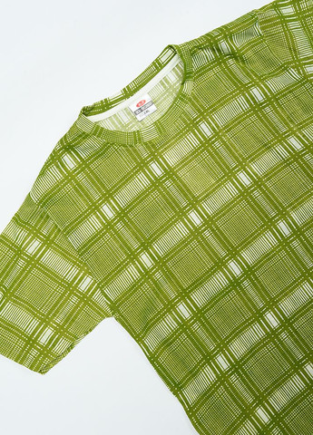 Зелена демісезонна футболка підліткова для хлопчика зеленого кольору Let's Shop