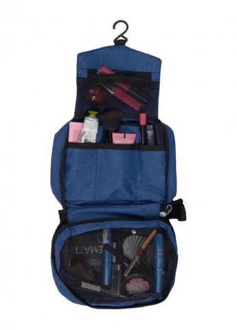 Дорожный органайзер бокс косметичка сумка для косметики и принадлежностей с крючком 50 см (474262-Prob) Синяя Unbranded (257950106)
