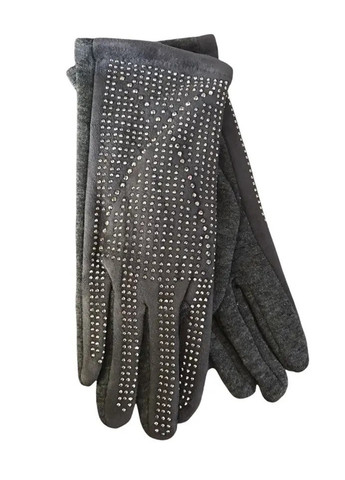 Женские стрейчевые перчатки чёрные 200s2 M BR-S (261771572)