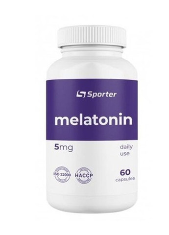 Melatonin 5 mg 60 Caps Sporter (257342702)