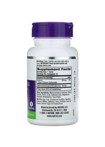 DHEA 50 mg 60 Tabs NTL-16106 Natrol (258646272)