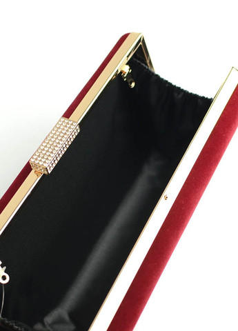 Вечерний велюровый клатч сумочка бордовая на цепочке выпускная маленькая парадная сумка-клатч бокс No Brand (267229424)