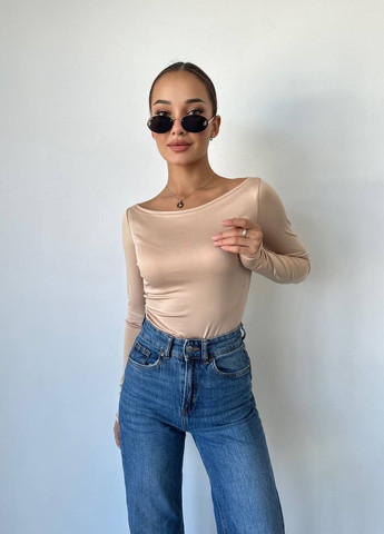 Красивый женский боди-бикини из микро-дайвинга, базовый эластичный бодик с высокими вырезами и на кнопках No Brand 1337-1 (265296558)