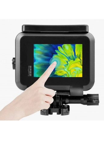 Защитный герметичный чехол бокс аквабокс сенсорный для экшн камеры GoPro 9, 10, 11 Black (474535-Prob) Черный Unbranded (258685349)
