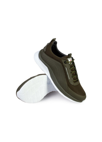 Зеленые демисезонные кроссовки мужские бренда 9200344_(1) ModaMilano