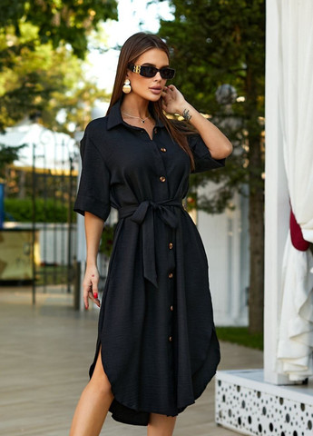 Черное платье аndriana черное No Brand