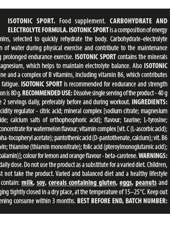 Isotonic Sports 400 g /10 servings/ Lemon Trec Nutrition (258499491)