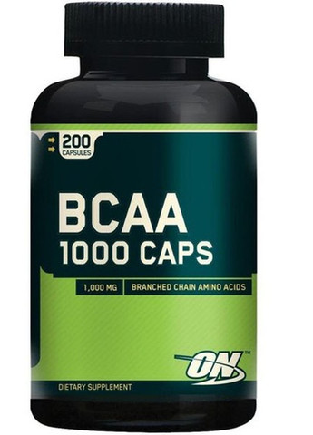 BCAA 1000 Caps 200 Caps Optimum Nutrition (258512158)