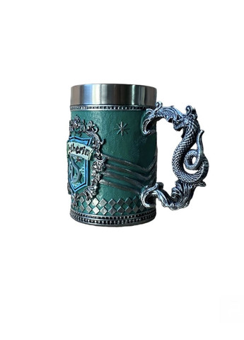 Кружка Чашка Келих 3D Нержавіюча Сталь Гаррі Поттер Слізерин 500мл Home (262454730)