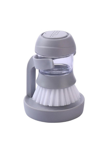 Щетка для посуды с дозатором для моющего средства Cleaning Pot Brush с подставкой Kitchen Master (268737510)