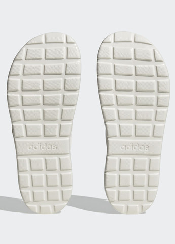 Белые сланцы comfort adidas