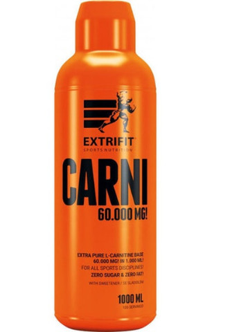 Carni Liquid 60 000 1000 ml /100 servings/ Raspberries Extrifit (256724692)