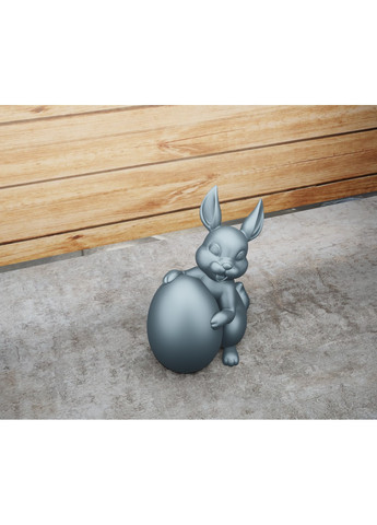 Cтатуэтка Пасхальный кролик с яйцом ЗаСвіт (261555553)