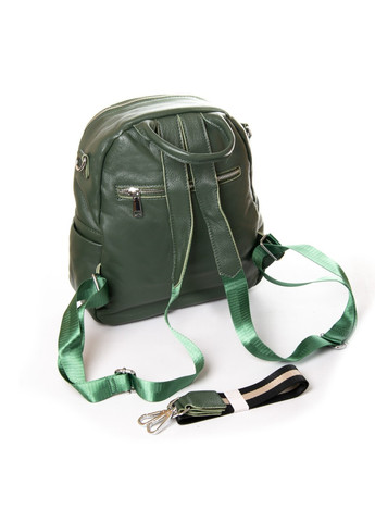 Женская кожаный рюкзак 8907-9* green Alex Rai (264566168)
