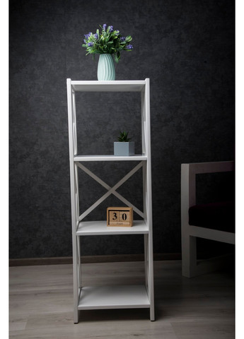 Этажерка из натурального дерева HW-30 белая HouseWood (276842217)