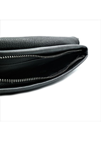 Чоловічий шкіряний клатч-гаманець 19,5 х 10,5 х 2,5 см Чорний wtro-162-18 Weatro (272950020)
