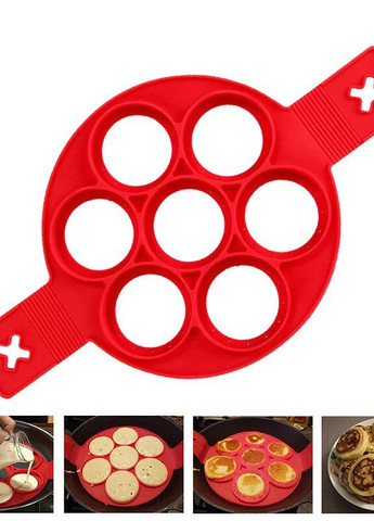 Силиконовая форма для приготовления оладий и яичницы Cake Maker A-Plus (273208690)