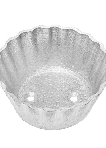 Форма алюминиевая для выпечки кексов "Ромашка" 8x5.5x3.7 см Хлібпром (274060240)