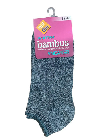 Жіночі шкарпетки бамбукові короткі р. 39-42 Сірий Nur Die 490019 (277993740)