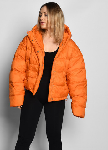 Оранжевая демисезонная женская демисезонная куртка X-Woyz