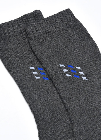 Шкарпетки чоловічі махрові темно-сірого кольору розмір 42-48 Let's Shop (275928673)