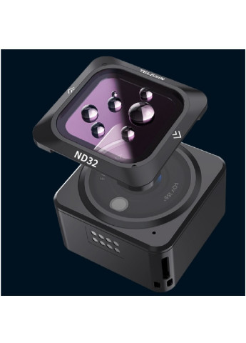 Комплект поляризационных и нейтральных фильтров Telesin OA-FLT-004 для экшн-камеры DJI Action 2 (473965-Prob) Unbranded (256963092)