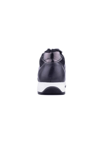 Черные зимние кроссовки женские бренда 8500767_(16ш) Mida