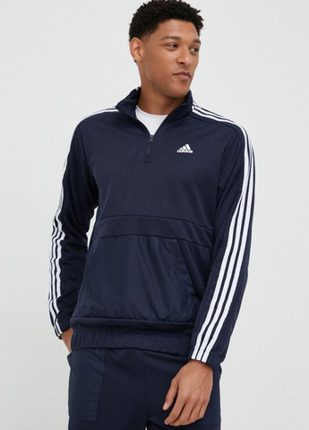 Олімпійка AEROREADY Navy adidas tricot quarter-zip (269107913)