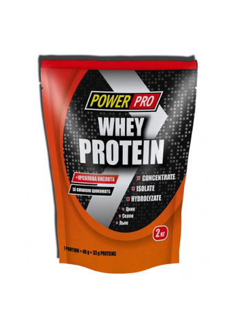 Протеїновий Комплекс Whey Protein - 2000г Power Pro (269461884)