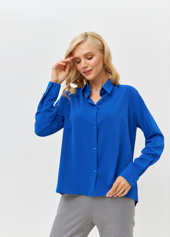 Синяя демисезонная блуза ZUBRYTSKAYA
