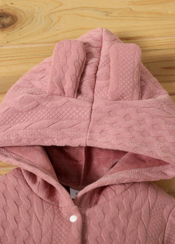 Теплый вязаный человечек на девочку - розовый Vakko (261855970)