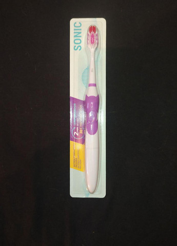 Лектрическая зубная щетка SONIC Фиолетовая + Запасне насадки 2шт. Deliplus (267147665)