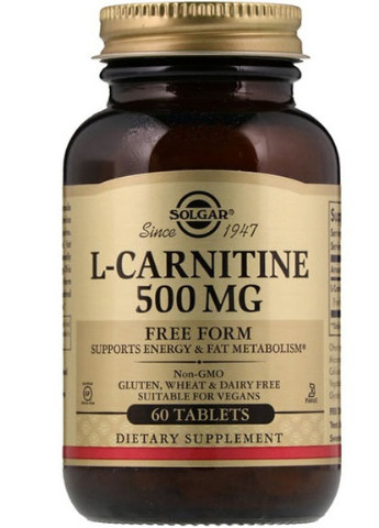 L-Carnitine 500 mg 60 Veg Tabs Solgar (256719106)
