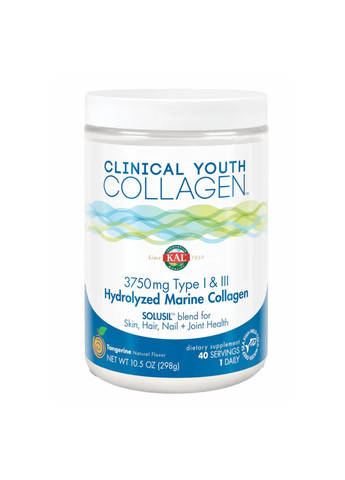 Гидролизованный Морской Коллаген Clinical Youth Collagen I & III Типа - 298г KAL (270016099)