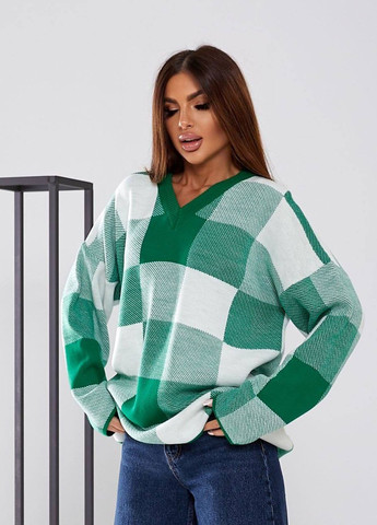 Зелений демісезонний светр Garna
