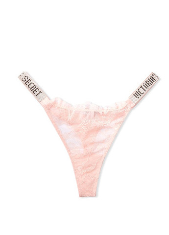 Трусики стрінги Shine Strap зі стразами Victoria's Secret (259447110)