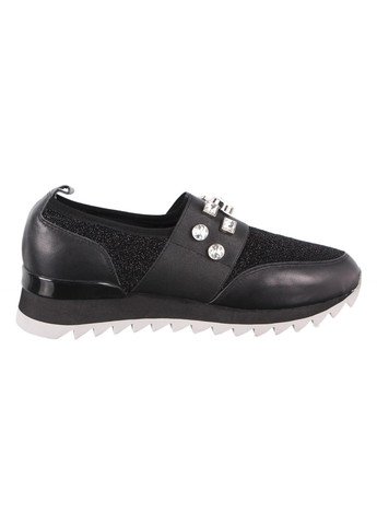 Черные демисезонные женские кроссовки 302291 Deenoor