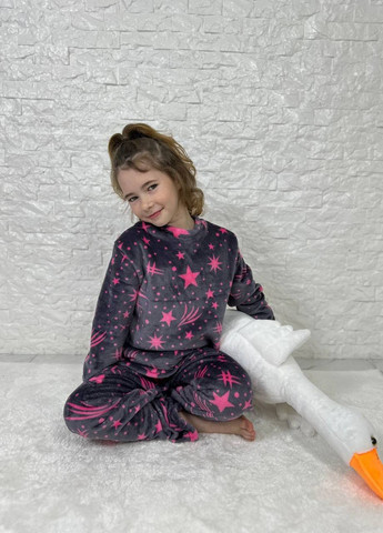 Фіолетова дитяча піжама двійка New Trend